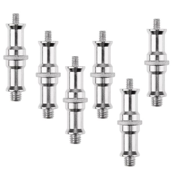 6pcs double end stud 1/4' and 3/8' adapter spigot male screw for light stand 1/4" male to 3/8" threaded screw adapter
6pcs double end stud 1/4' and 3/8' adapter spigot male screw for light stand 1/4" male to 3/8" threaded screw adapter