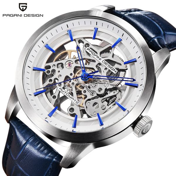 wristwatches pagani design brand fashion leather gold watch men automatic mechanical skeleton waterproof watches relogio masculino for man, Slivery;brown
wristwatches pagani design brand fashion leather gold watch men automatic mechanical skeleton waterproof watches relogio masculino for man, Slivery;brown