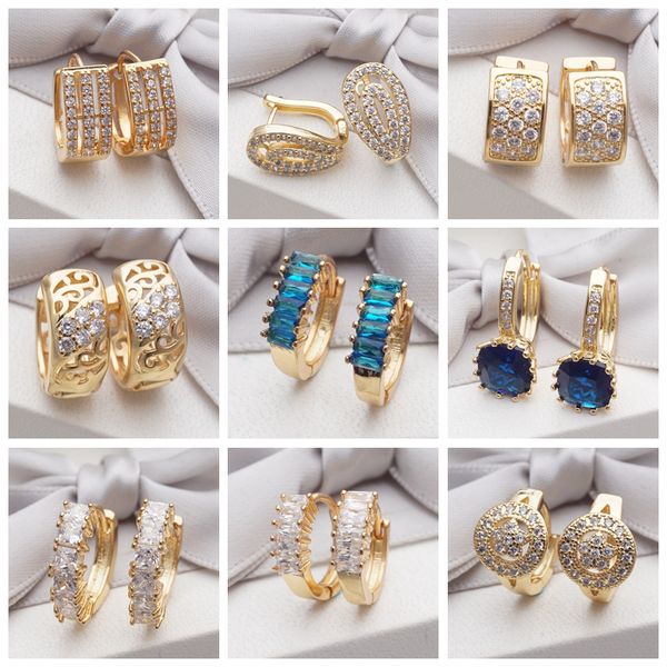 earings 16 different styles fashion trendy jewelry gold earring round cubic zirconia crystals hoop earrings for women girls gift, Golden;silver
earings 16 different styles fashion trendy jewelry gold earring round cubic zirconia crystals hoop earrings for women girls gift, Golden;silver