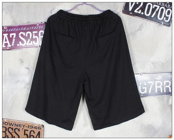 men's pants dark high street hip hop cropped pendant wide leg casual harem shorts loose culottes trendy large, Black
men's pants dark high street hip hop cropped pendant wide leg casual harem shorts loose culottes trendy large, Black