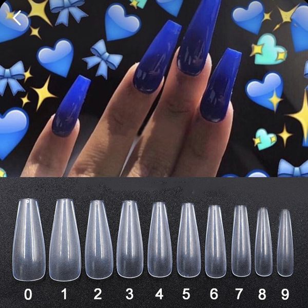false nails 500pcs nail art tips long ballerina clear coffin shaped fake finger beauty tools uv gel salon acrylic, Red;gold
false nails 500pcs nail art tips long ballerina clear coffin shaped fake finger beauty tools uv gel salon acrylic, Red;gold