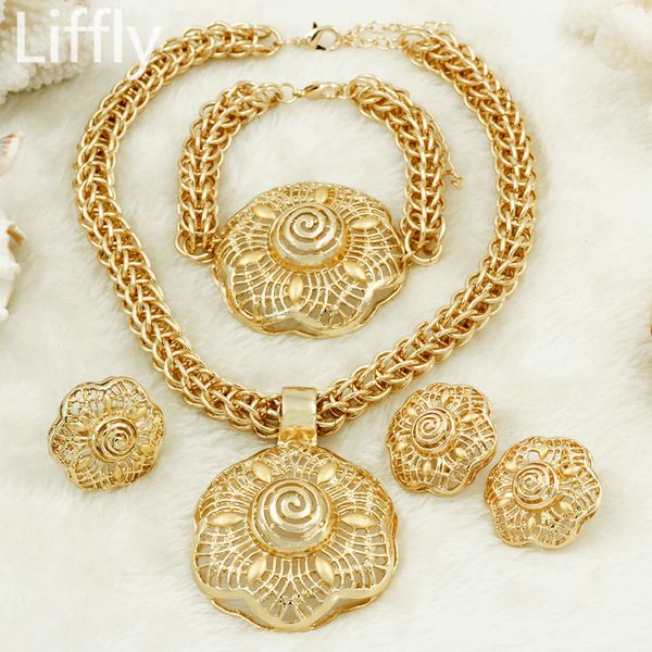 ювелирные наборы liffly моды dubai gold для женщин african wedding большое ожерелье цветочный браслет свадебный комплект ювелирных изделий, Silver
ювелирные наборы liffly моды dubai gold для женщин african wedding большое ожерелье цветочный браслет свадебный комплект ювелирных изделий, Silver