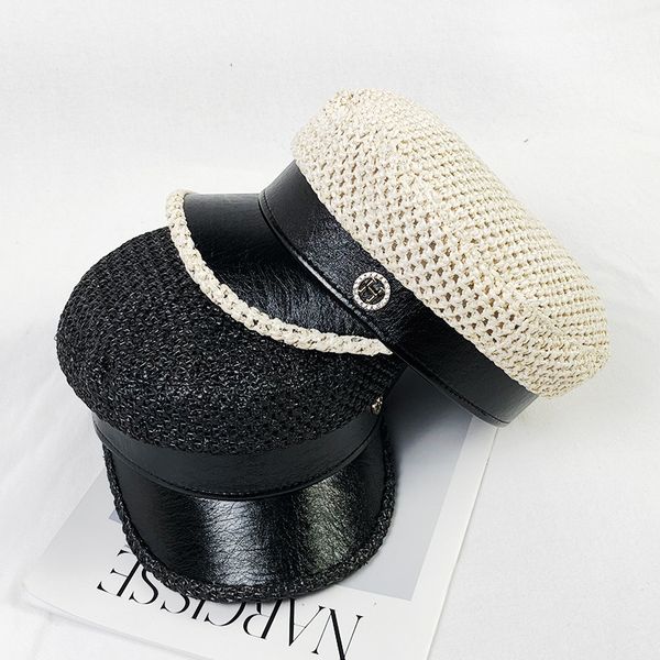 berets women straw breathable letter h female outdoor peaked cap autumn adjustable embroidered octagonal hat summer sunhat, Blue;gray
berets women straw breathable letter h female outdoor peaked cap autumn adjustable embroidered octagonal hat summer sunhat, Blue;gray