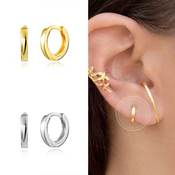 hoop & huggie 9/11mm dainty square edges earrings 925 sterling silver round circle gold color jewelry wholesale, Golden;silver
hoop & huggie 9/11mm dainty square edges earrings 925 sterling silver round circle gold color jewelry wholesale, Golden;silver