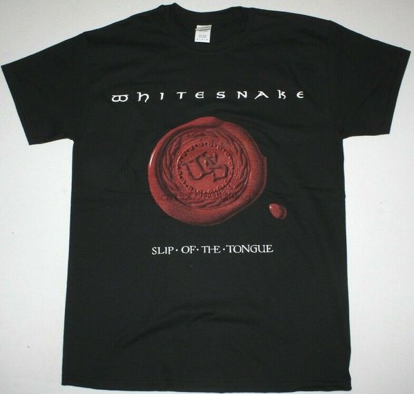 whitesnake slip of the tongue black t shirt david coverdale hard rock