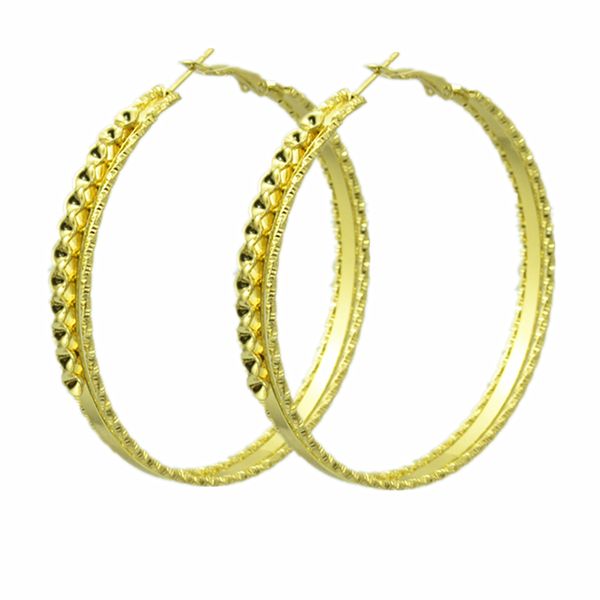 hoop earrings for women big shiny wide plate circle new fashion trend jewellery accessories personality wholesale ladies earring, Golden;silver 
hoop earrings for women big shiny wide plate circle new fashion trend jewellery accessories personality wholesale ladies earring, Golden;silver
