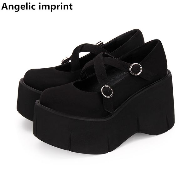 angelic imprint woman mori girl lolita cosplay punk shoes lady high heels wedges pumps women princess dress party platform shoes, Black
angelic imprint woman mori girl lolita cosplay punk shoes lady high heels wedges pumps women princess dress party platform shoes, Black