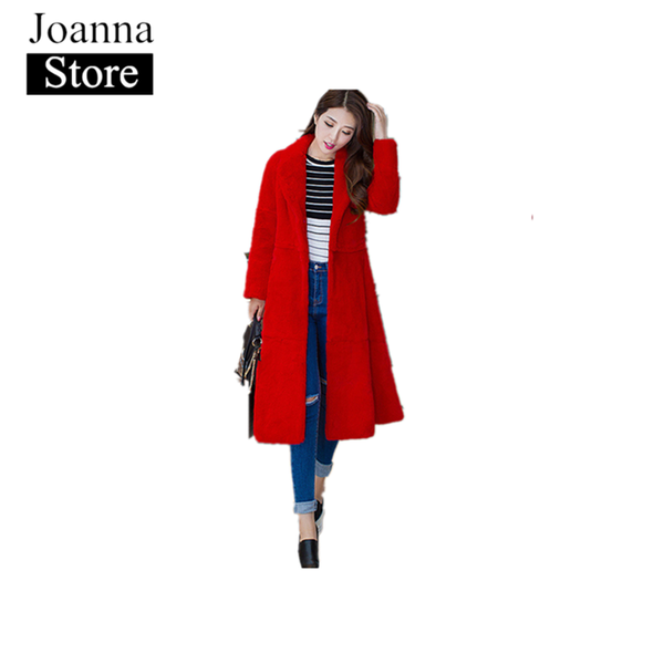 women's fur & faux coat long winter slim fake white thick coats women vintage elegant plus size lady furry clothes, Black
women's fur & faux coat long winter slim fake white thick coats women vintage elegant plus size lady furry clothes, Black