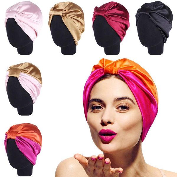 1pc упругие hairband узел тюрбан hat женщины плиссе сатин подкладка салон bonnet sleep night cap мягкая крышка головки wrap аксессуары, Blue;gray
1pc упругие hairband узел тюрбан hat женщины плиссе сатин подкладка салон bonnet sleep night cap мягкая крышка головки wrap аксессуары, Blue;gray