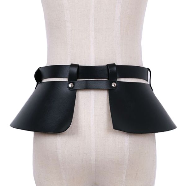 women punk gothic leather harness belt body bondage street removable design pu leather belt dual-use waist strap skirt, Black;brown
women punk gothic leather harness belt body bondage street removable design pu leather belt dual-use waist strap skirt, Black;brown