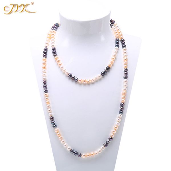 chains jyx 7-8mm multicolor round freshwater long pearl necklace 100% real party wedding mother jewery 44 inches, Silver
chains jyx 7-8mm multicolor round freshwater long pearl necklace 100% real party wedding mother jewery 44 inches, Silver