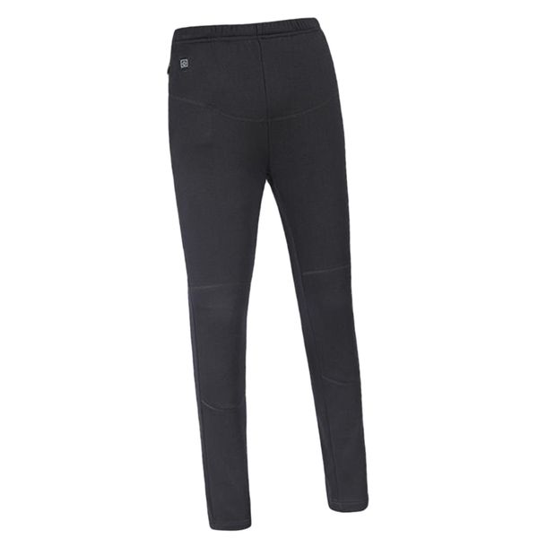 heated pants casual usb electric thermal heating trousers women activewear, Black;white