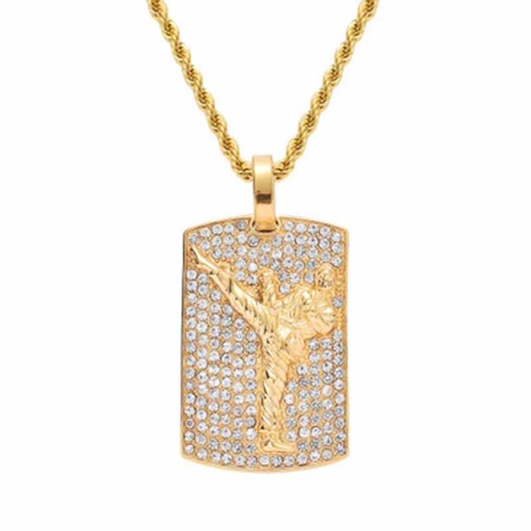 pendant necklaces stainless steel necklace taekwondo hip hop jewelry fashion wholesale, Silver
pendant necklaces stainless steel necklace taekwondo hip hop jewelry fashion wholesale, Silver