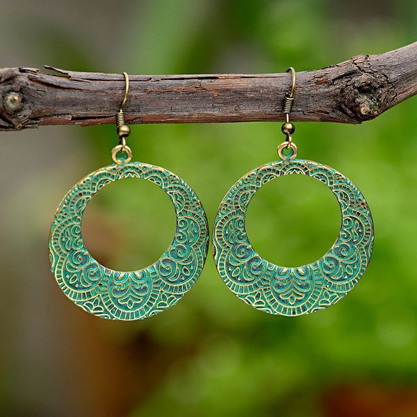 anqi bohemian bronze geometric drop earring femmes ethnic vintage round alloy flower carved dangling earrings for women girl, Silver
anqi bohemian bronze geometric drop earring femmes ethnic vintage round alloy flower carved dangling earrings for women girl, Silver