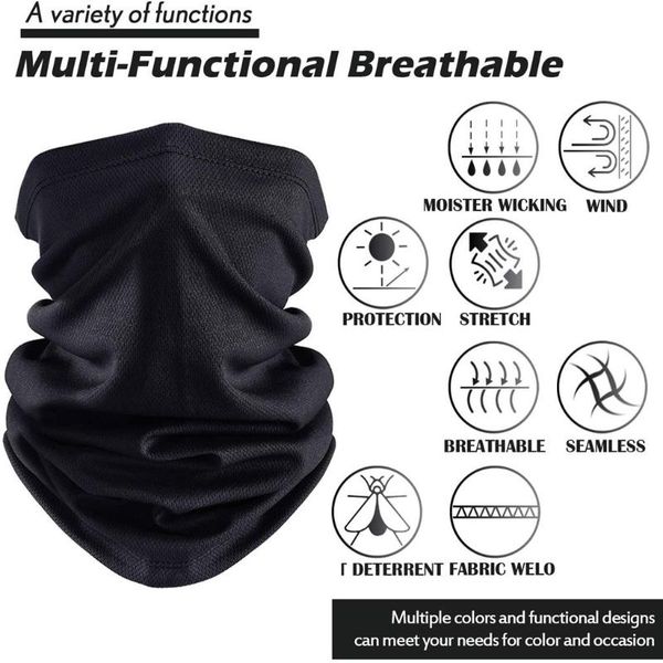 scarves 6 pieces summer face uv protection neck gaiter scarf sunscreen breathable bandanas turban hand band magic outdoor, Blue;gray
scarves 6 pieces summer face uv protection neck gaiter scarf sunscreen breathable bandanas turban hand band magic outdoor, Blue;gray