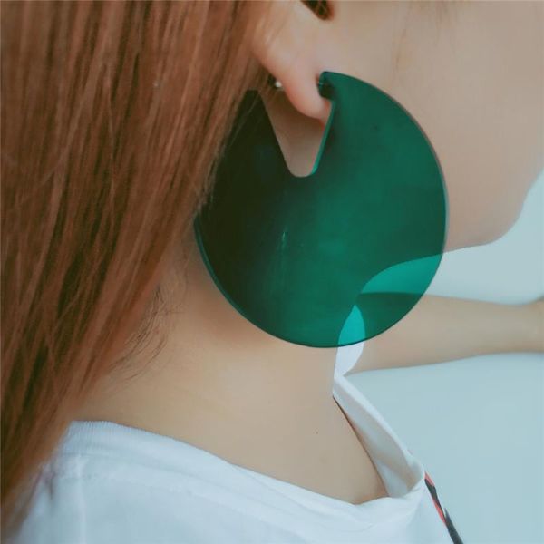 vivilady 8 colors hyperbole 7cm big round acrylic hoop earrings women transparent new statement boho candy jewelry brinco gift, Golden;silver
vivilady 8 colors hyperbole 7cm big round acrylic hoop earrings women transparent new statement boho candy jewelry brinco gift, Golden;silver
