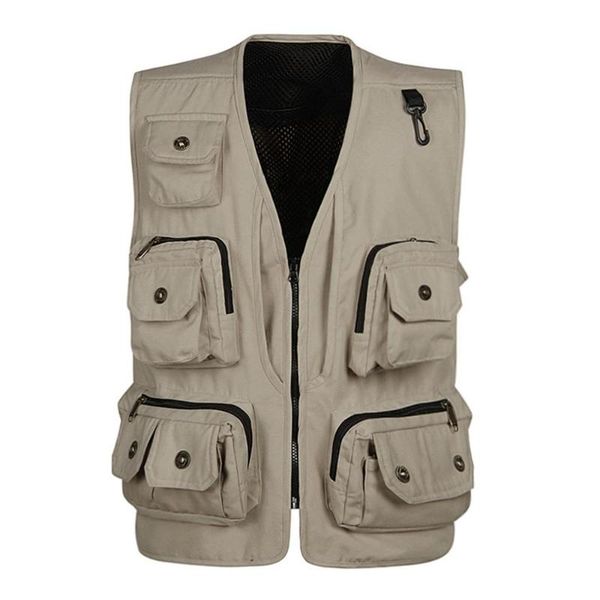 men's removable multifunction fishing vest multi-pocket loose outdoor vest camping pgraphy reporter hiking jacket, Black;white
men's removable multifunction fishing vest multi-pocket loose outdoor vest camping pgraphy reporter hiking jacket, Black;white