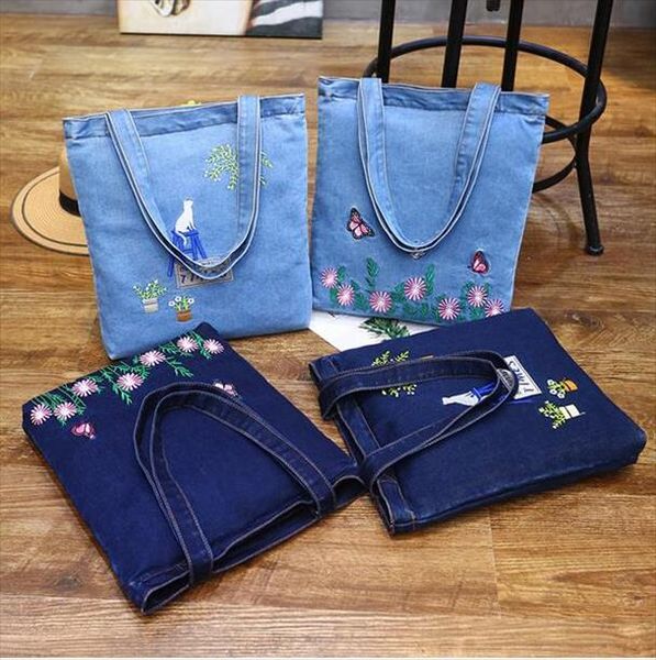new women bag large capacity cowboy handbag high qualtity print floral casual canvas denim shoulder bag shopping bag
new women bag large capacity cowboy handbag high qualtity print floral casual canvas denim shoulder bag shopping bag