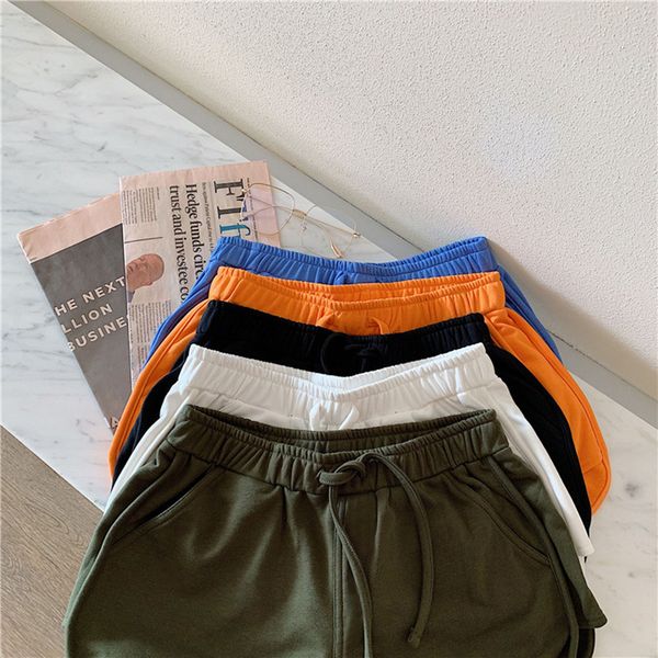 women short casual lady loose solid soft leisure female workout belt skinny summer stretch shorts drop shopping, White;black
women short casual lady loose solid soft leisure female workout belt skinny summer stretch shorts drop shopping, White;black
