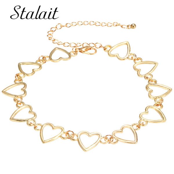chokers alloy heart shaped short love hollow clavicle chain necklace choker valentine's day gifts wedding accessories women girl jewelr, Golden;silver
chokers alloy heart shaped short love hollow clavicle chain necklace choker valentine's day gifts wedding accessories women girl jewelr, Golden;silver