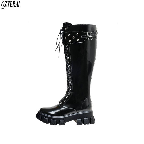 new winter style knee high boots genuine leather women boots warm motorcycle outdoor snow cowhide women shoes, Black
new winter style knee high boots genuine leather women boots warm motorcycle outdoor snow cowhide women shoes, Black
