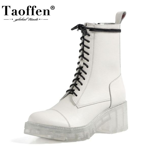 boots fitwee women short genuine leather fashion platform thick heel shoes zipper cross strap spring footwear size 34-39, Black
boots fitwee women short genuine leather fashion platform thick heel shoes zipper cross strap spring footwear size 34-39, Black