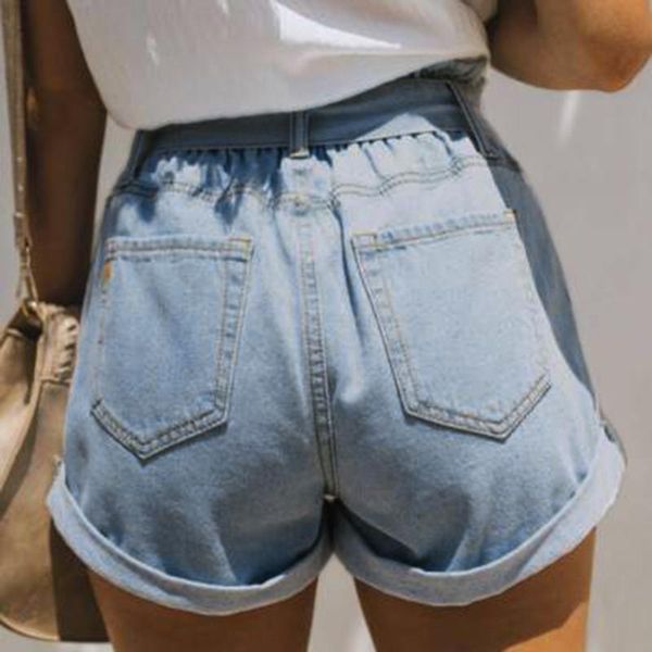 denim high waisted short jeans new blue jeans women female all match with belt, White;black
denim high waisted short jeans new blue jeans women female all match with belt, White;black