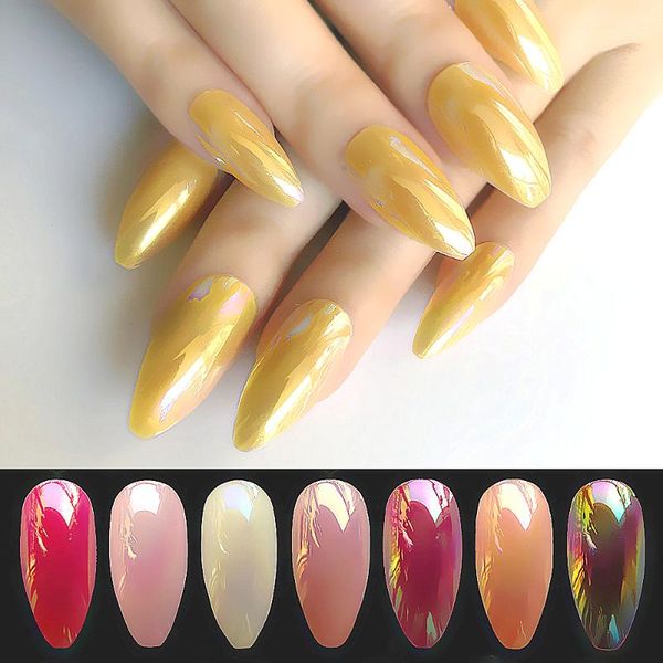 bright leon yellow ballerina fake nail gradeint natural coffin false nails wholesale nails glue on adhesive tapes, Red;gold
bright leon yellow ballerina fake nail gradeint natural coffin false nails wholesale nails glue on adhesive tapes, Red;gold