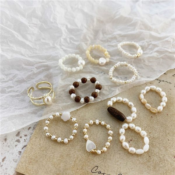 shell ring design handmade pearl rings white baroque freshwater pearl ring for women party gift anillos mujer jewelry, Golden;silver
shell ring design handmade pearl rings white baroque freshwater pearl ring for women party gift anillos mujer jewelry, Golden;silver