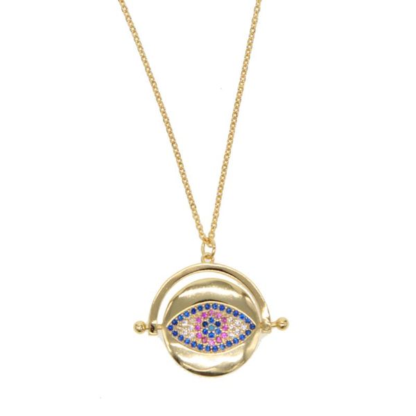new gold color eye necklace for women 45cm chain crystal turkish eye pendant necklaces trendy rhinestone collier choker jewelry, Silver
new gold color eye necklace for women 45cm chain crystal turkish eye pendant necklaces trendy rhinestone collier choker jewelry, Silver
