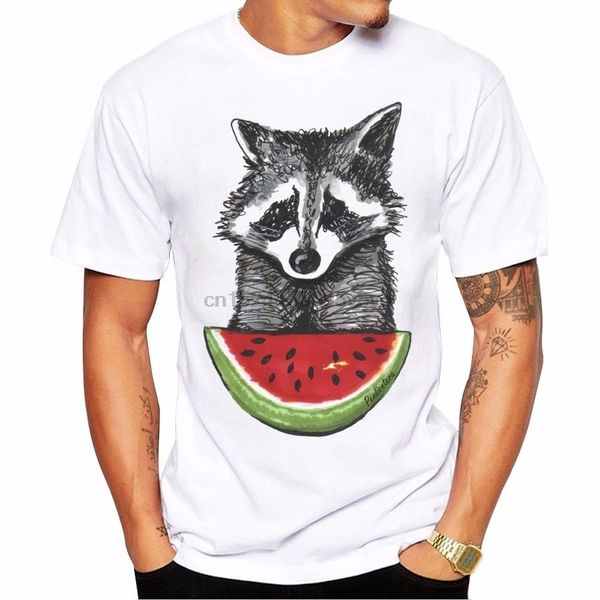 men fashion racoon and watermelon design t shirts short sleeve casual hipster t-shirt cool tee
men fashion racoon and watermelon design t shirts short sleeve casual hipster t-shirt cool tee