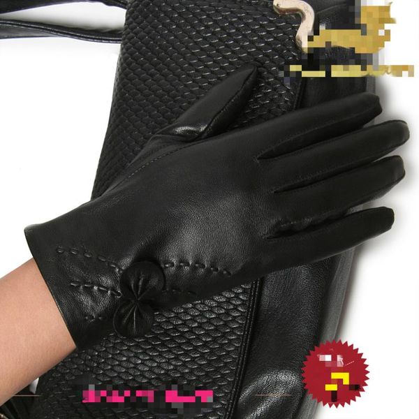 five fingers gloves ladies leather thin section sheepskin bowknot autumn and winter fashion, Blue;gray
five fingers gloves ladies leather thin section sheepskin bowknot autumn and winter fashion, Blue;gray