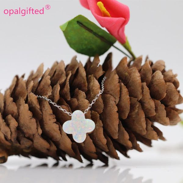 chains 2021 10mm white op17 synthetic flower opal pendant for wedding necklace s925 o chain trendy jewelry with high quality, Silver
chains 2021 10mm white op17 synthetic flower opal pendant for wedding necklace s925 o chain trendy jewelry with high quality, Silver