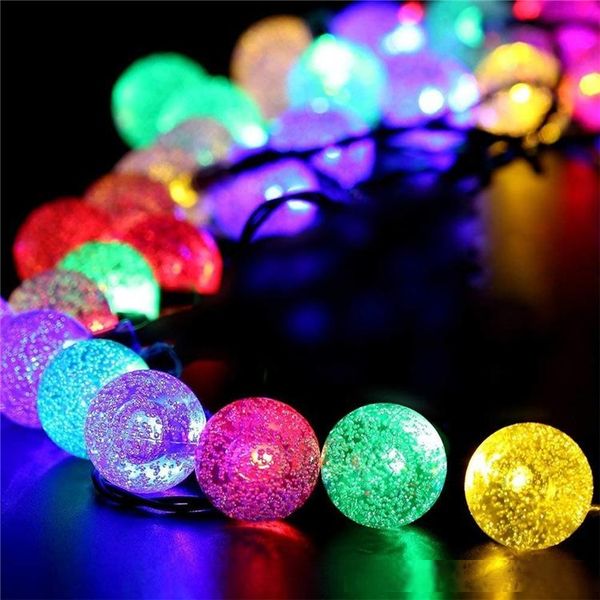 outdoor solar powered string waterproof lights garland 50led fairy string lights bubble crystal ball lights decorative
outdoor solar powered string waterproof lights garland 50led fairy string lights bubble crystal ball lights decorative