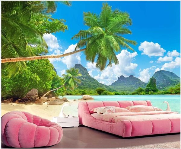 custom p mural wallpaper 3d on the wall sea view coconut tree hainan island scenery home decor wallpaper in the living room
custom p mural wallpaper 3d on the wall sea view coconut tree hainan island scenery home decor wallpaper in the living room