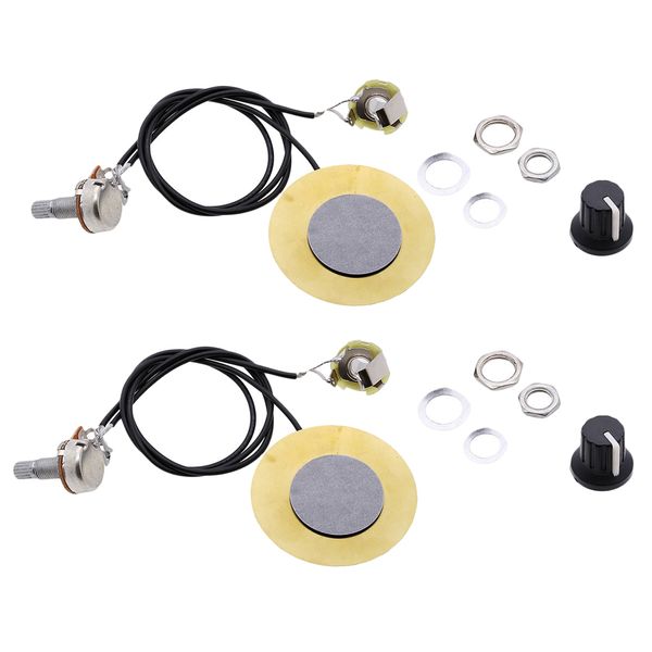 2x universal pickup piezo transducer prewired amplifier for acoustic guitar violin ukulele banjo cigar box
2x universal pickup piezo transducer prewired amplifier for acoustic guitar violin ukulele banjo cigar box