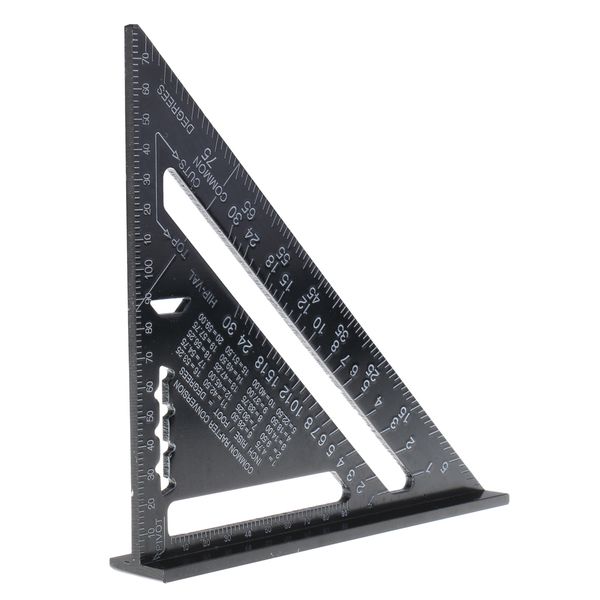 right angle 7 inch aluminum triangular triangle metric scale measure ruler carpenter framing measuring tool
right angle 7 inch aluminum triangular triangle metric scale measure ruler carpenter framing measuring tool