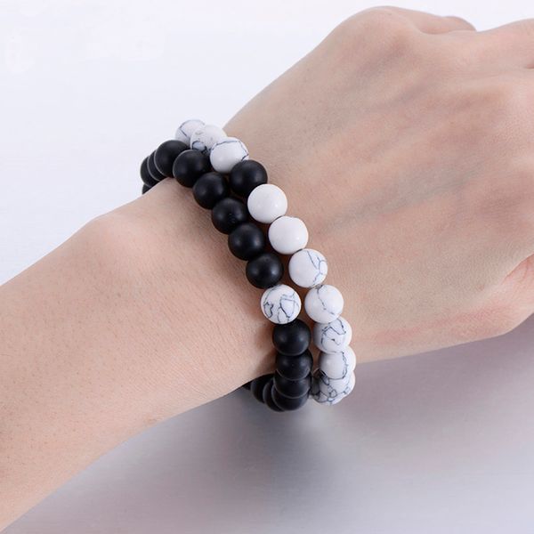 2pcs / set lovers лава из бисера браслеты природный камень белый черный и красный классический бисером браслеты для мужчин женщины регулируе, Black
2pcs / set lovers лава из бисера браслеты природный камень белый черный и красный классический бисером браслеты для мужчин женщины регулируе, Black