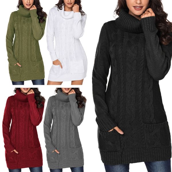 women's hoodies & sweatshirts women long sleeve cowl neck bodycon midi sweatr dress cable knit pullover 517f, Black
women's hoodies & sweatshirts women long sleeve cowl neck bodycon midi sweatr dress cable knit pullover 517f, Black