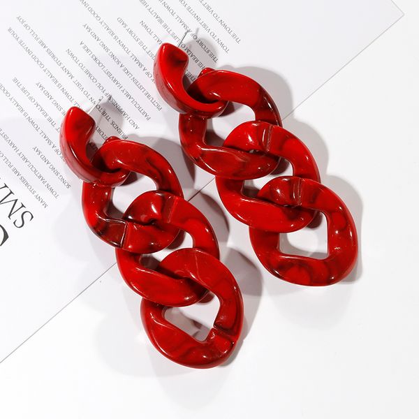aensoa 4 colors acrylic chain long drop earrings for women korea fashion geometric colorful resin statement beach jewelry gift, Silver
aensoa 4 colors acrylic chain long drop earrings for women korea fashion geometric colorful resin statement beach jewelry gift, Silver