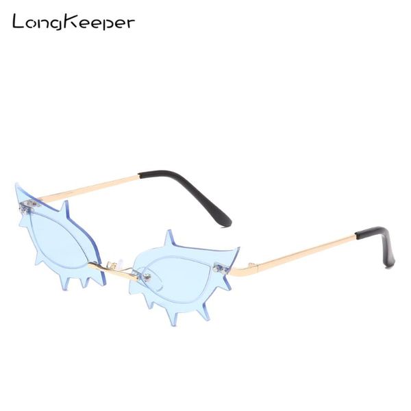 sunglasses longkeeper 2021 rimless women fashion cat eye vintage metal sun glasses men designer eyewear uv400, White;black
sunglasses longkeeper 2021 rimless women fashion cat eye vintage metal sun glasses men designer eyewear uv400, White;black