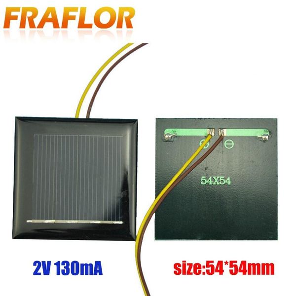 batteries cells, panel 2pcs 2v 130ma 54*54*3mm polycrystallin small power solar cell panel for solar led light diy toy 1.2v
batteries cells, panel 2pcs 2v 130ma 54*54*3mm polycrystallin small power solar cell panel for solar led light diy toy 1.2v