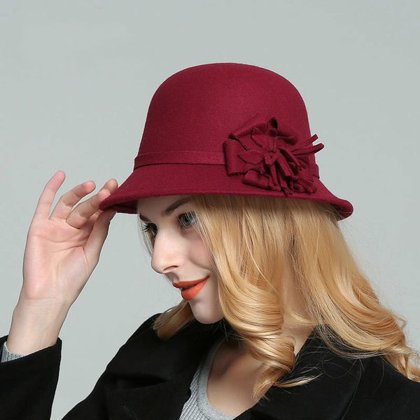 stingy brim hats mingli tengda winter flower black hat ladies artificial wool dome felt princess cap fedora fascinator cloche, Blue;gray
stingy brim hats mingli tengda winter flower black hat ladies artificial wool dome felt princess cap fedora fascinator cloche, Blue;gray