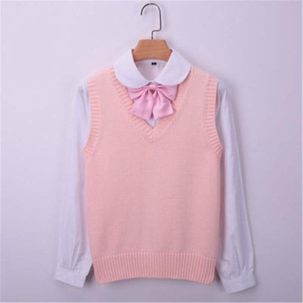 women's vests 2021 cotton student navy v-neck knitted spring knit waistcoat sweater red black casual female vest pullover, Black;white
women's vests 2021 cotton student navy v-neck knitted spring knit waistcoat sweater red black casual female vest pullover, Black;white