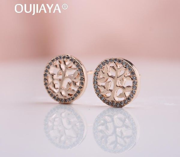 oujiaya tree of life 585 rose gold stud earrings women new fashion natural zircon round pierced earrings fine fashion jewelry d1, Golden;silver
oujiaya tree of life 585 rose gold stud earrings women new fashion natural zircon round pierced earrings fine fashion jewelry d1, Golden;silver