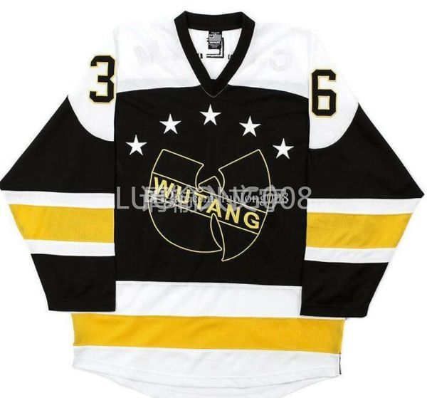 customize retro wu tang clan hockey jersey embroidery stitched customize any number and name jerseys, Black
customize retro wu tang clan hockey jersey embroidery stitched customize any number and name jerseys, Black