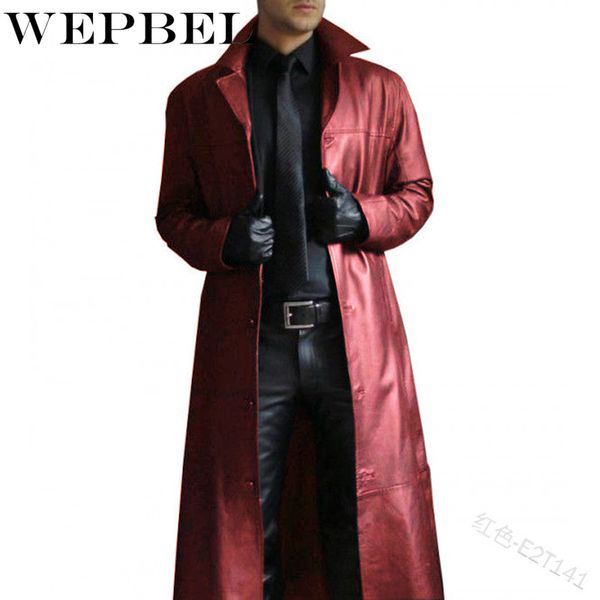 wepbel faux leather trench coat cardigans fashion men medieval steampunk long leather jackets vintage autumn winter outerwear, Black
wepbel faux leather trench coat cardigans fashion men medieval steampunk long leather jackets vintage autumn winter outerwear, Black