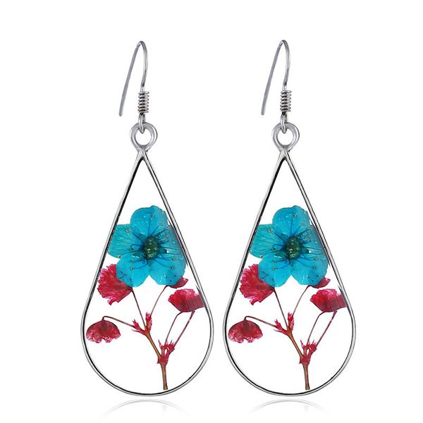 8seasons new fashion handmade epoxy resin dried flower drop earrings for women party club elegant ladies dangle earrings jewelry, Silver
8seasons new fashion handmade epoxy resin dried flower drop earrings for women party club elegant ladies dangle earrings jewelry, Silver