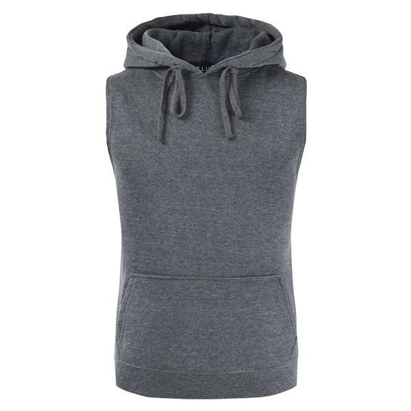 men' tank summer brand sleeveless shirt casual fashion hooded men outwear fitted slim vests, White;black
men' tank summer brand sleeveless shirt casual fashion hooded men outwear fitted slim vests, White;black