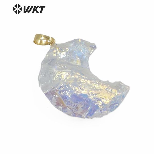 wt-p1541 sparkly shine raw crystal quartz crescent moon pendant spirit angel aura quartz moon pendant for jewelry design 0927, Silver
wt-p1541 sparkly shine raw crystal quartz crescent moon pendant spirit angel aura quartz moon pendant for jewelry design 0927, Silver